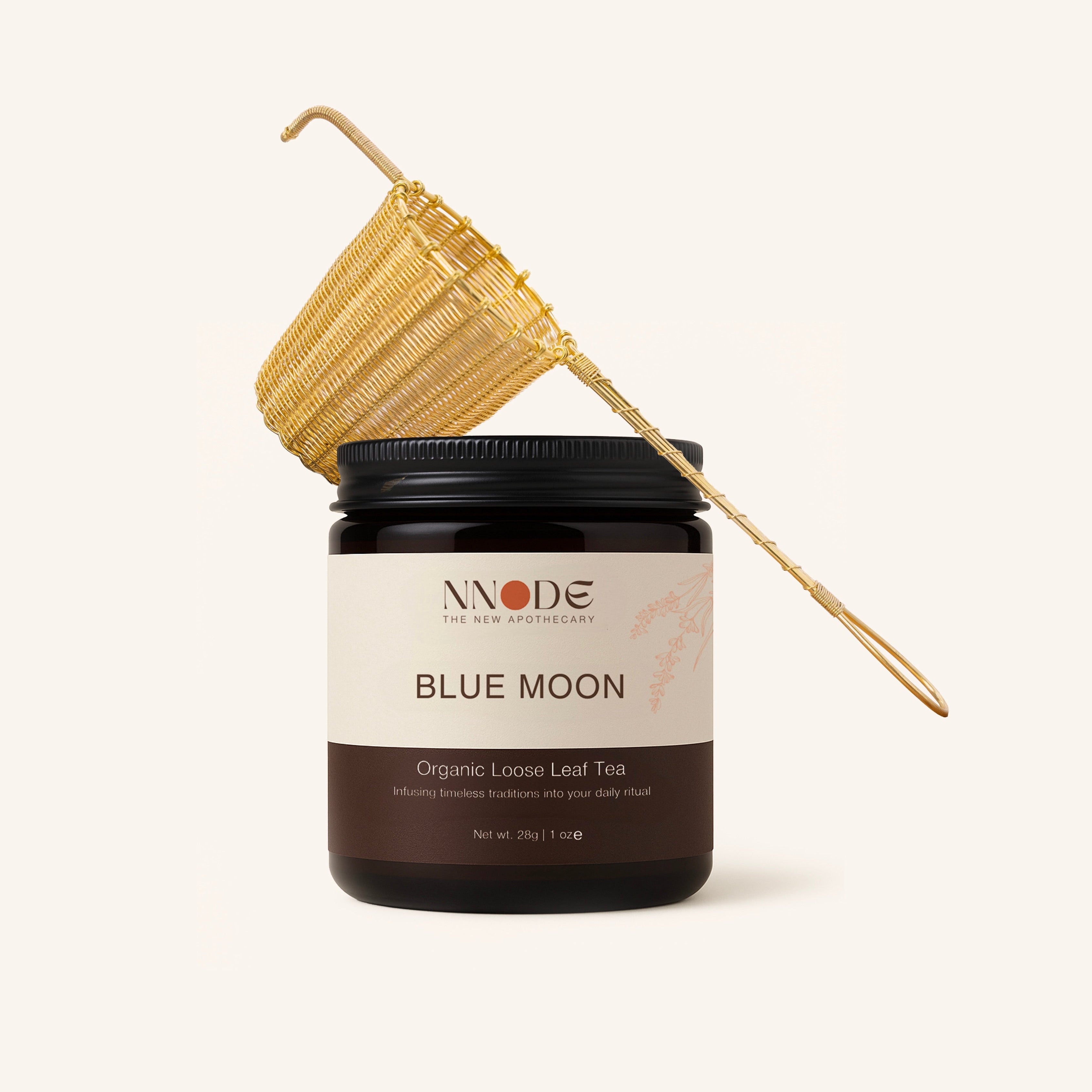 THE BREWING RITUAL | tea + brass strainer